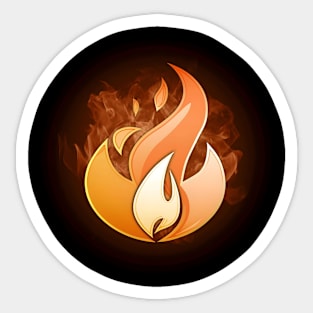 Fuel Your Fire: Ignite Your Passion, Embrace the Challenge Sticker